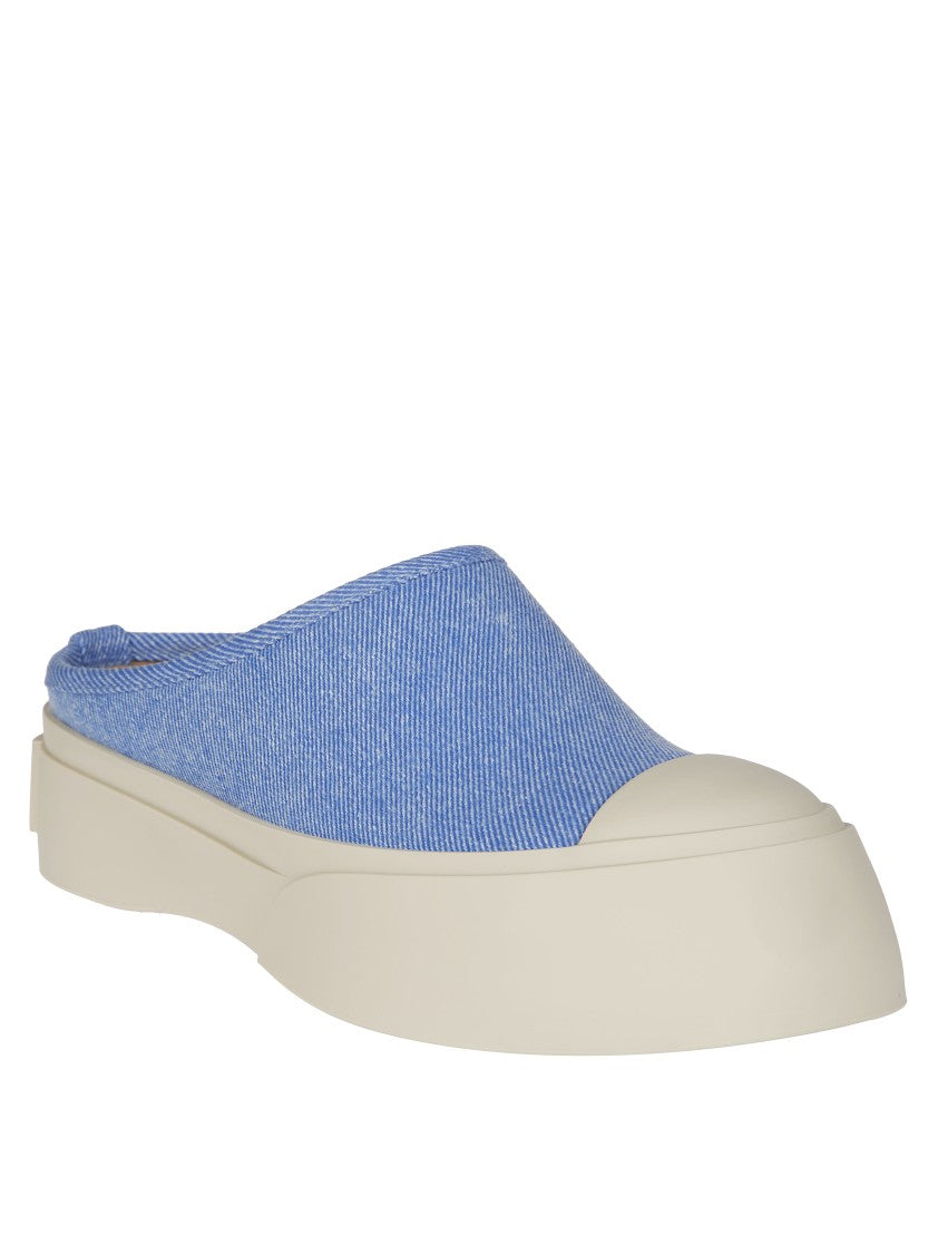 Marni Slip-On Blue Sneakers With Textured Upper
