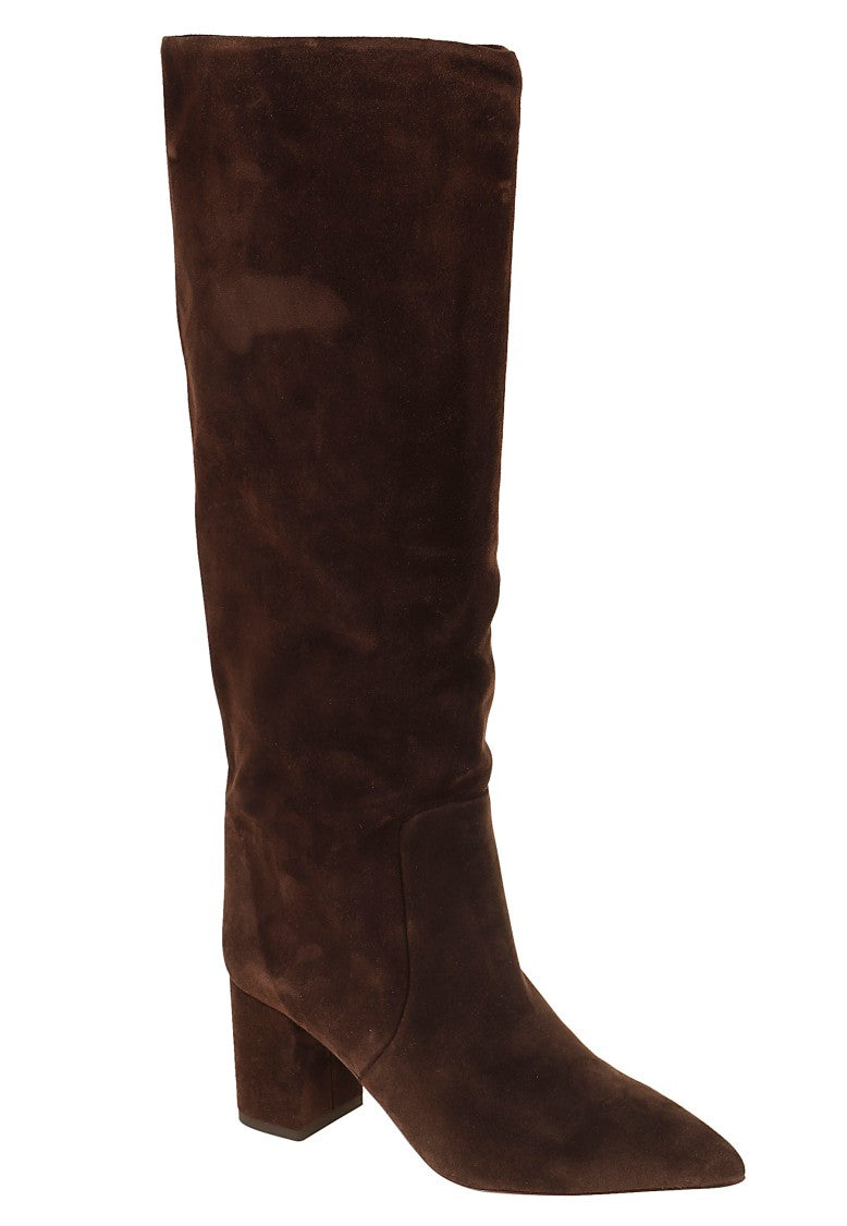Paris Texas Anja Boot 70 Knee-High Suede Tapered-Toe Boots