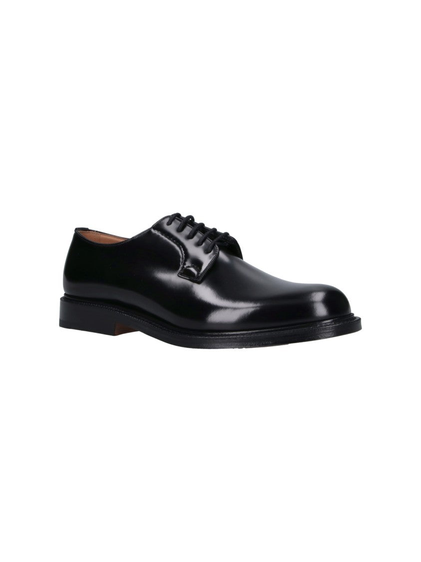 Church's Polished Leather Derby Shoes With Round Toe