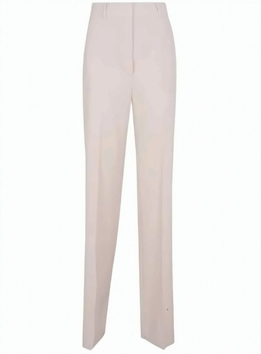 Max Mara Pink Wool Tailored Trousers