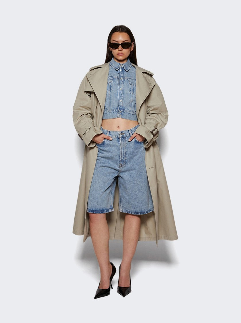 Wardrobe.Nyc Classic Trench Coat Cement