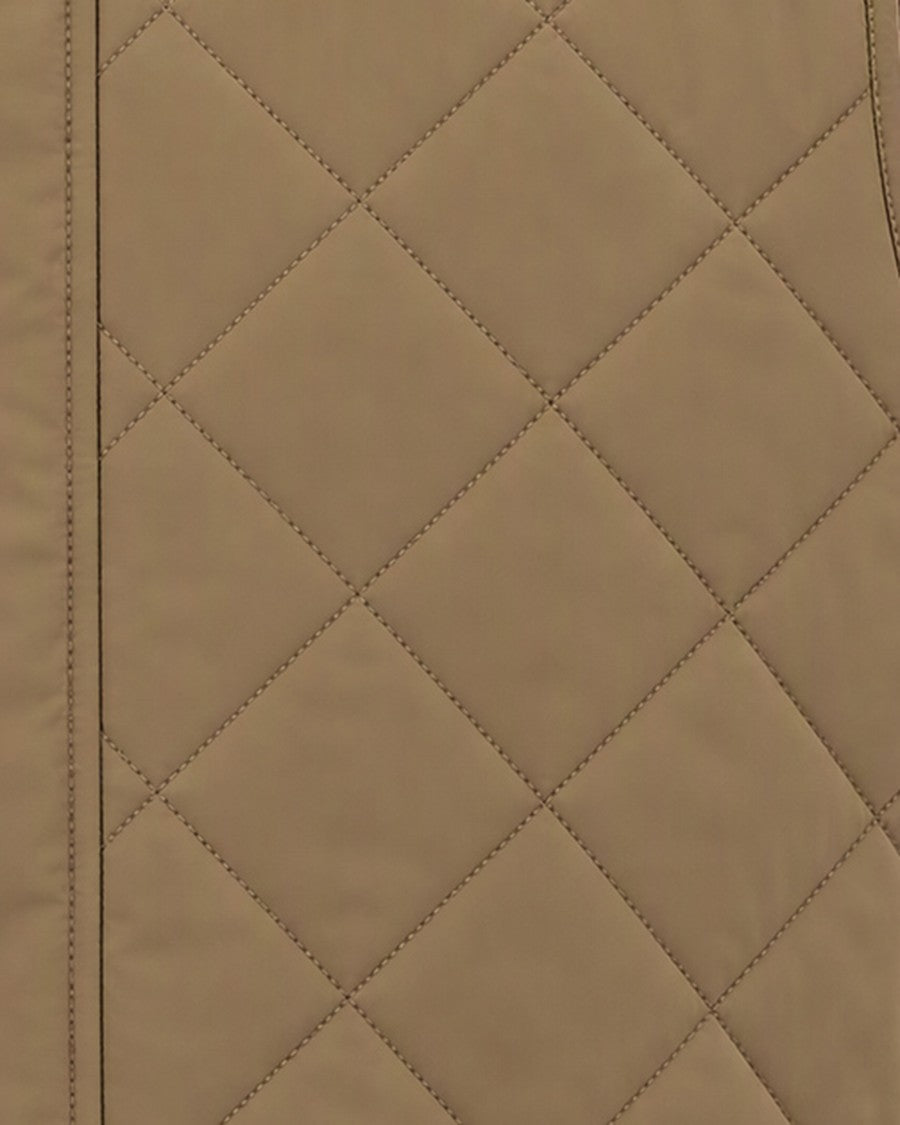 Barbour Sandstone Diamond-Quilted Vest