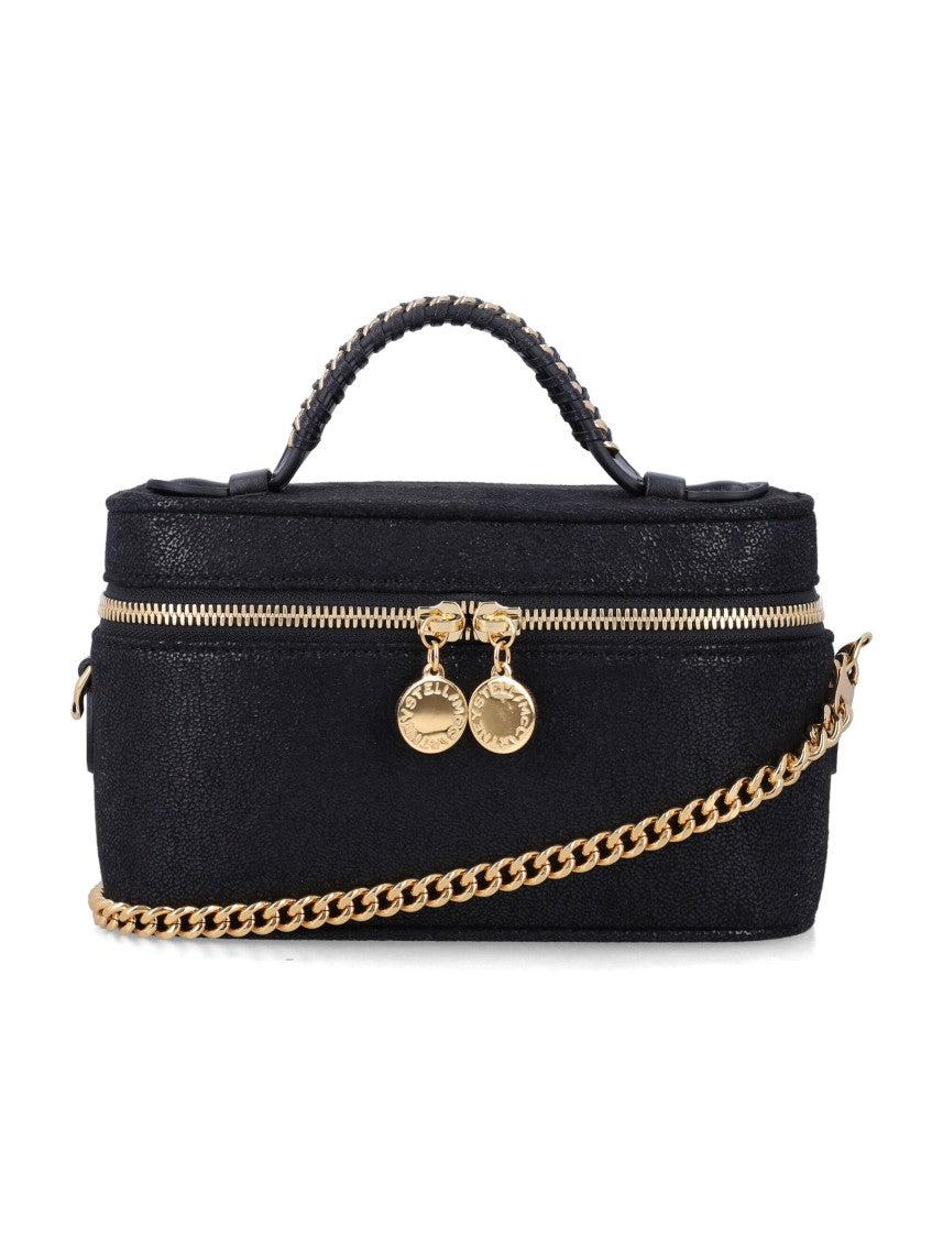 Stella Mccartney Falabella Textured Black Vanity Case