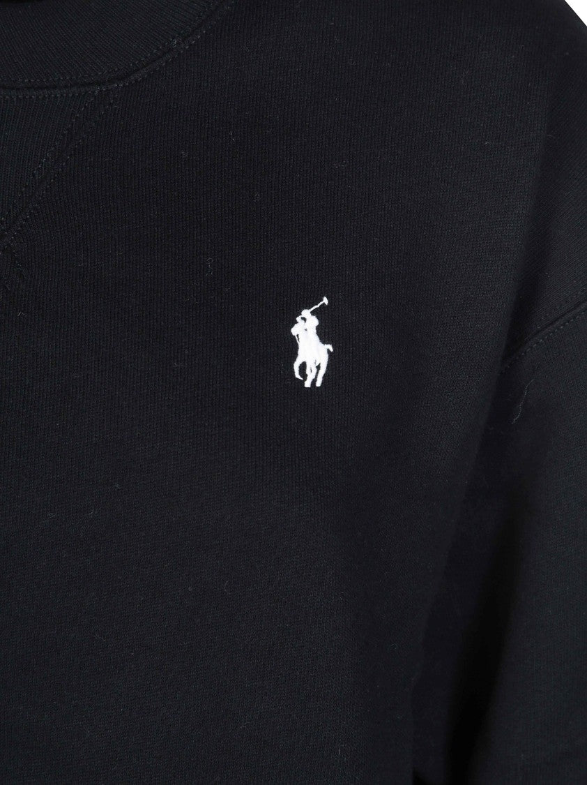 Polo Ralph Lauren Black Embroidered Logo Sweatshirt