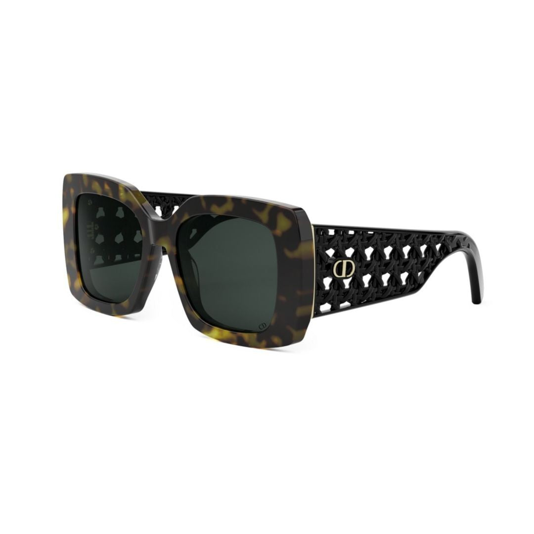 Dior Cd40179i Bold Square Tortoiseshell Sunglasses