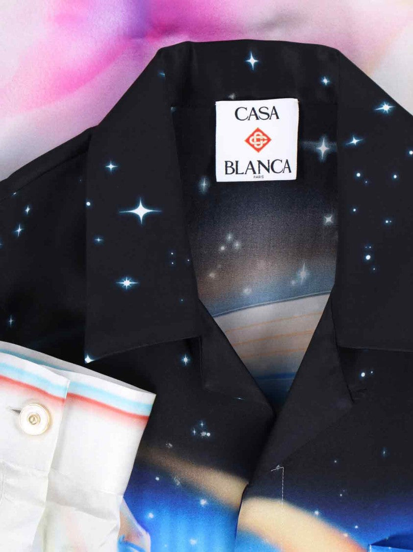 Casablanca Printed Silk Shirt – Multicolor