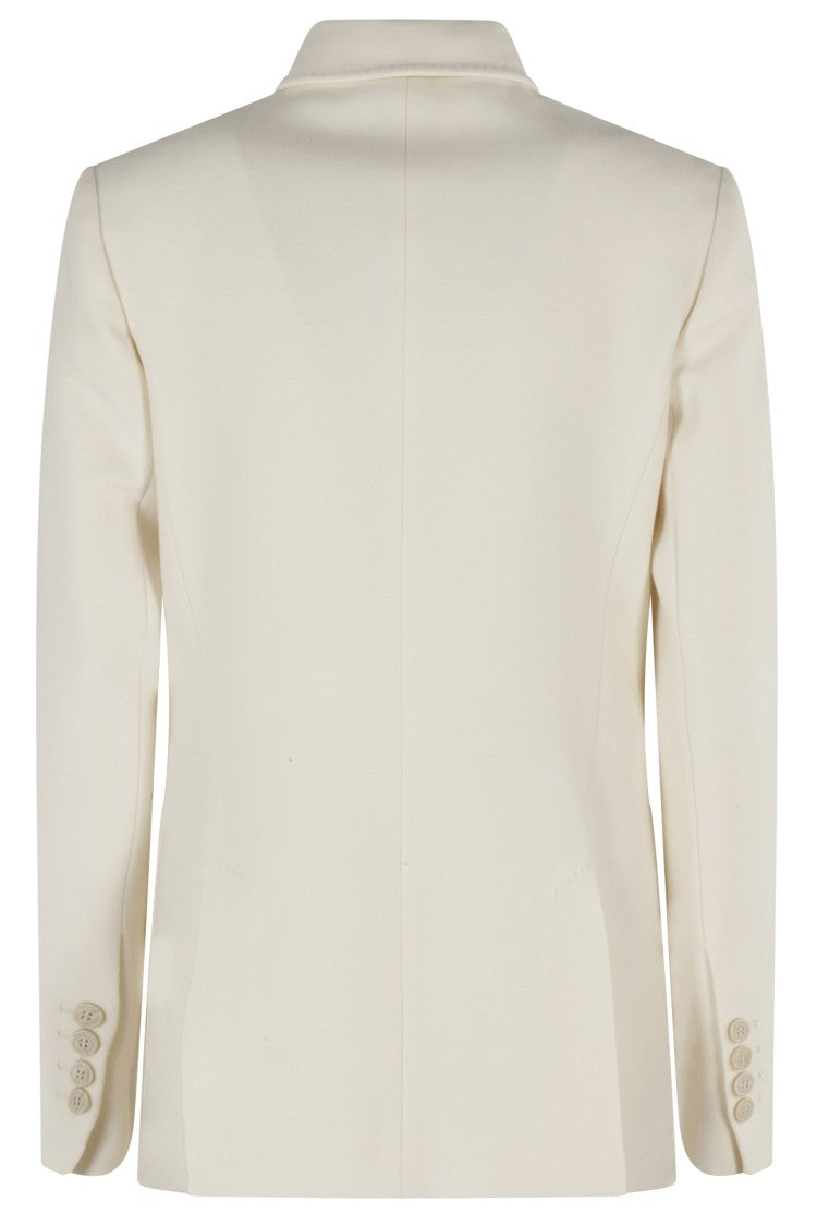 Eleventy Double-Breasted Wool Blazer With Classic Lapel