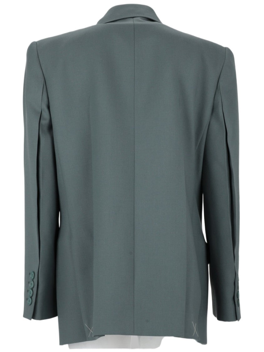 Chloé Double-Breasted Structured Gabardine Jacket