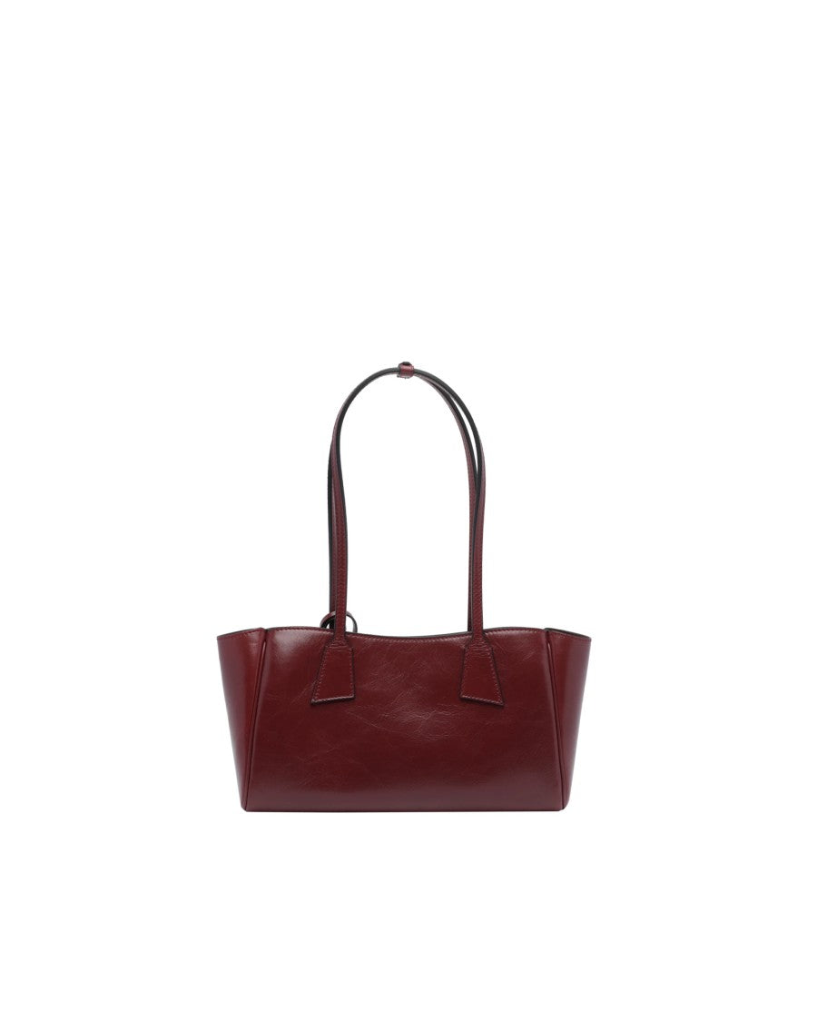 Hidesins Shopper S Rectangular Gold Accents Calf Leather Tote Bag