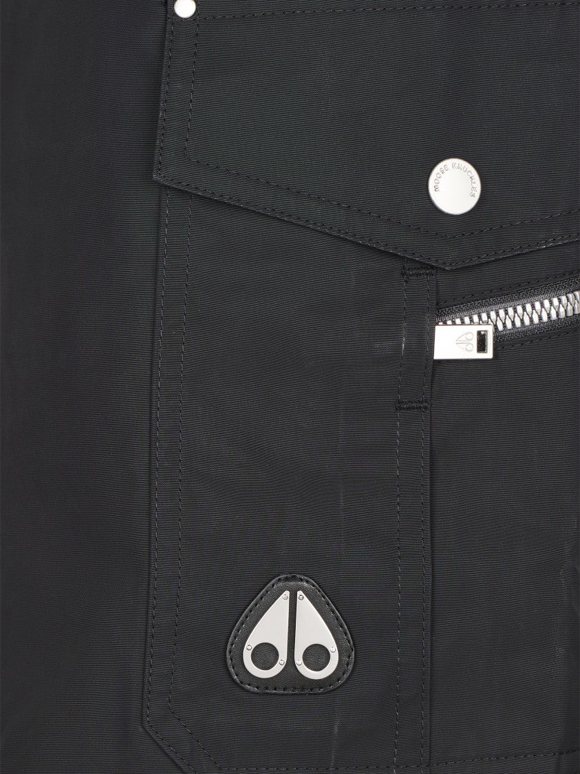 Moose Knuckles Brady Slick Cargo Flap Pocket Shorts
