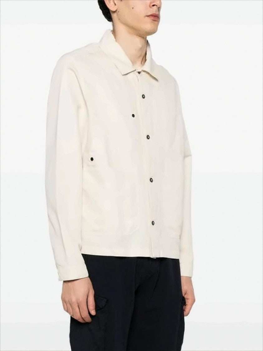 C.P. Company Relaxed Fit Long-Sleeve Shirt With Button-Up Front