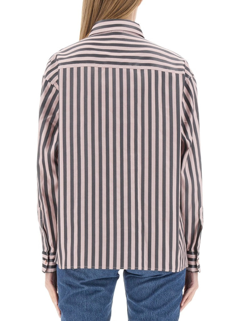 Etro Striped Oversized Shirt