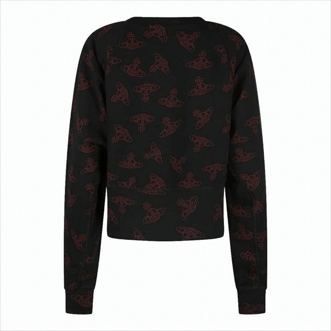 Vivienne Westwood Long-Sleeve Black Shirt With Embroidered Orb Emblem