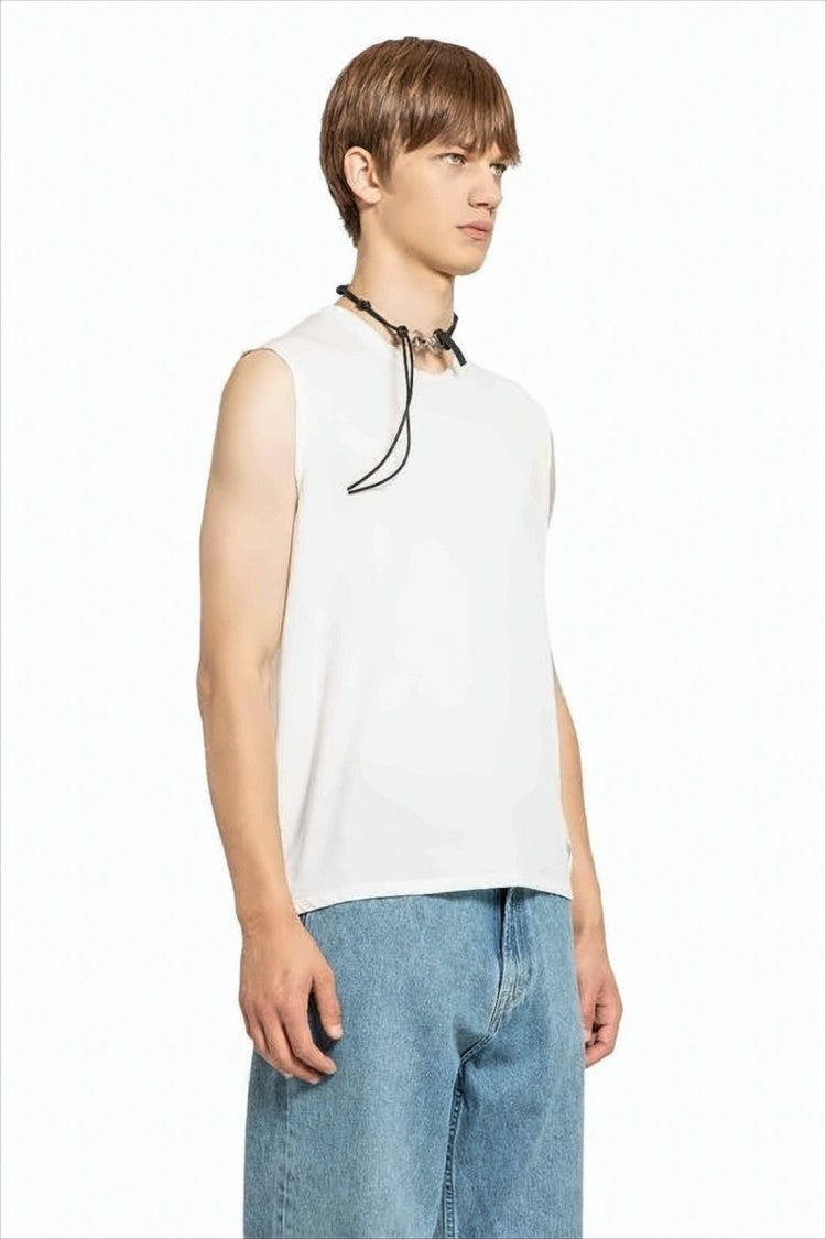 Our Legacy Relaxed Fit Sleeveless Cotton Top