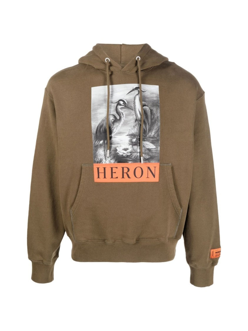 Heron Preston Heron Bw Logo Hoodie