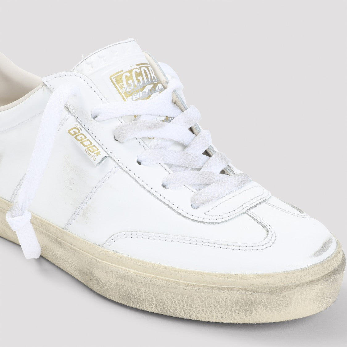 Golden Goose Soul Star White Leather Sneakers