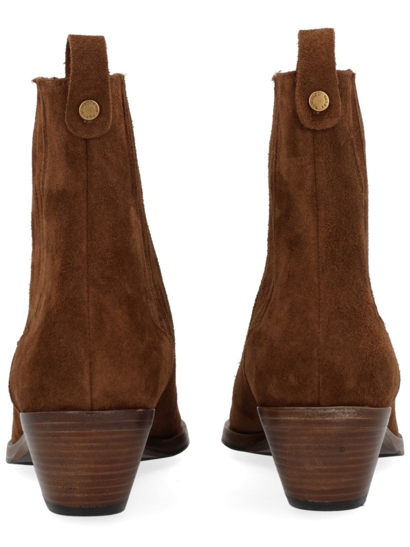 Roberto Festa Pointed Toe Suede Ankle Boots