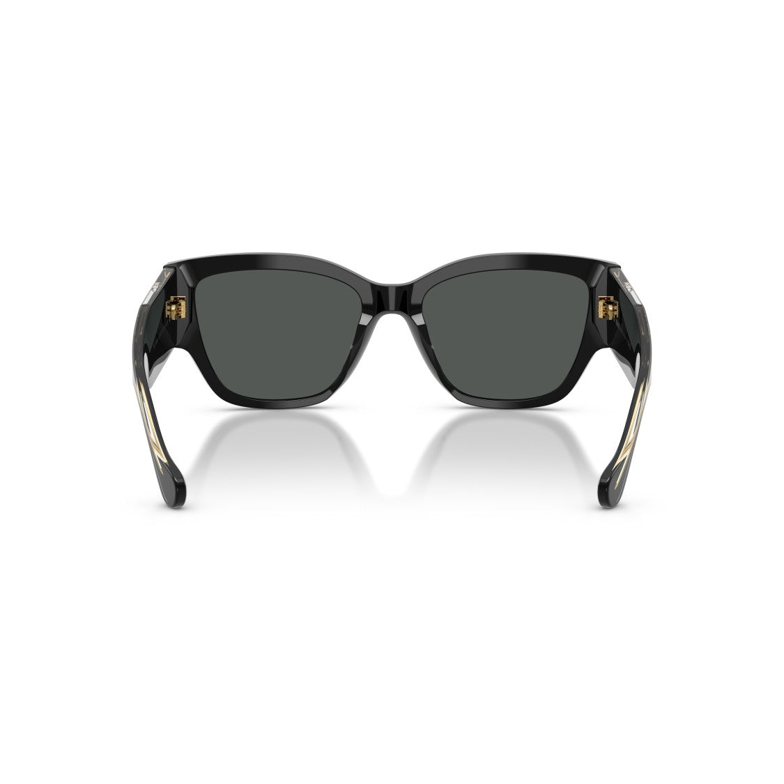 Versace Oversized Square Frame Sunglasses With Gold-Tone Emblem
