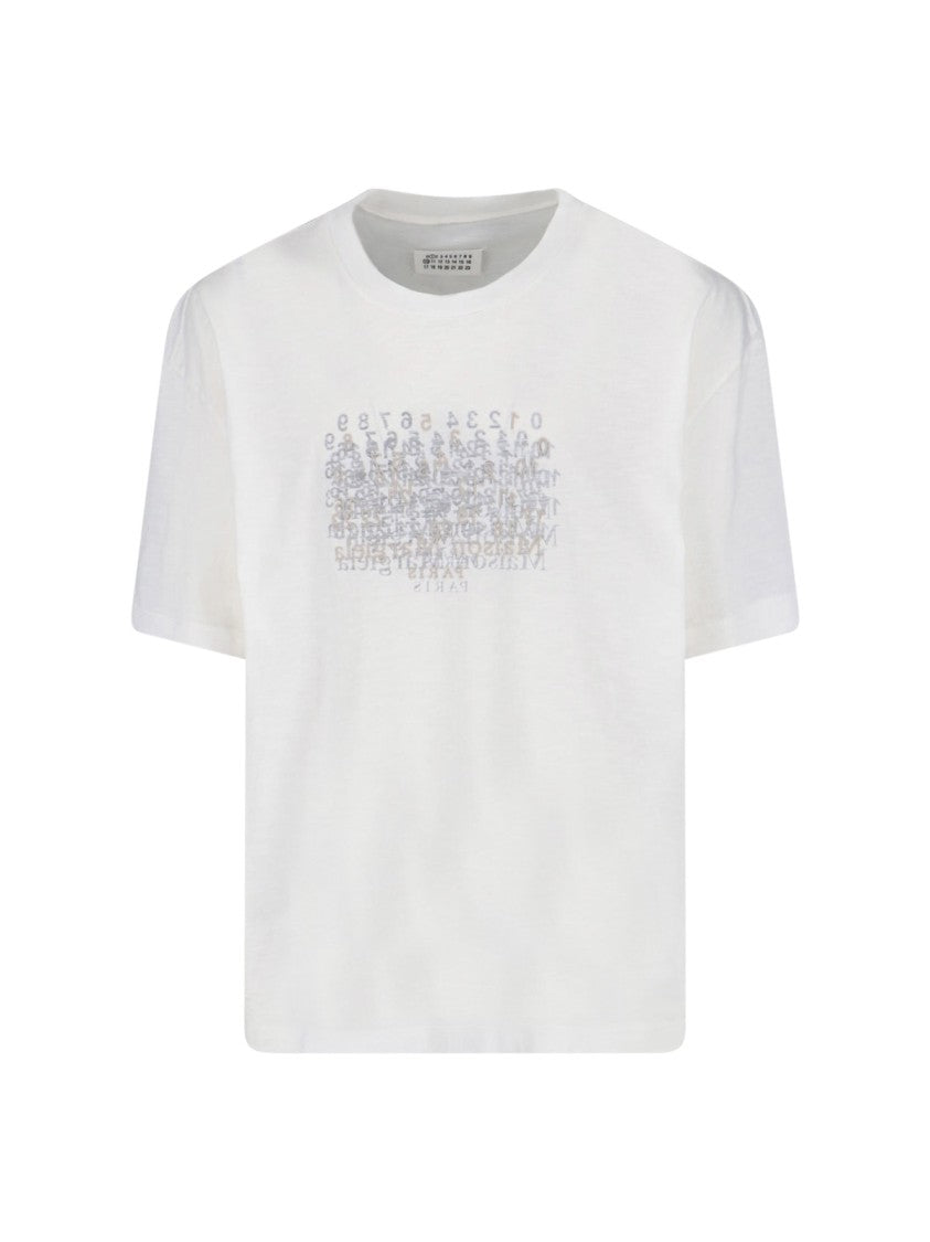 Maison Margiela "Numeric" T-Shirt – White