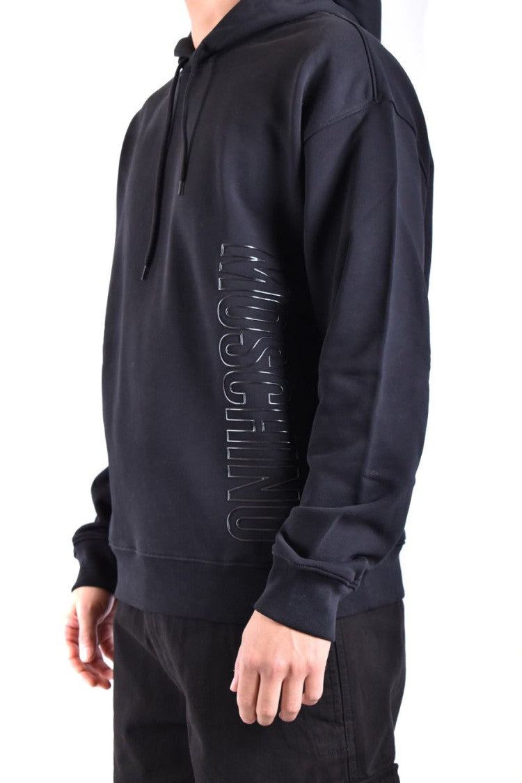 Moschino Classic Hooded Sweatshirt With Embossed Logo Detail