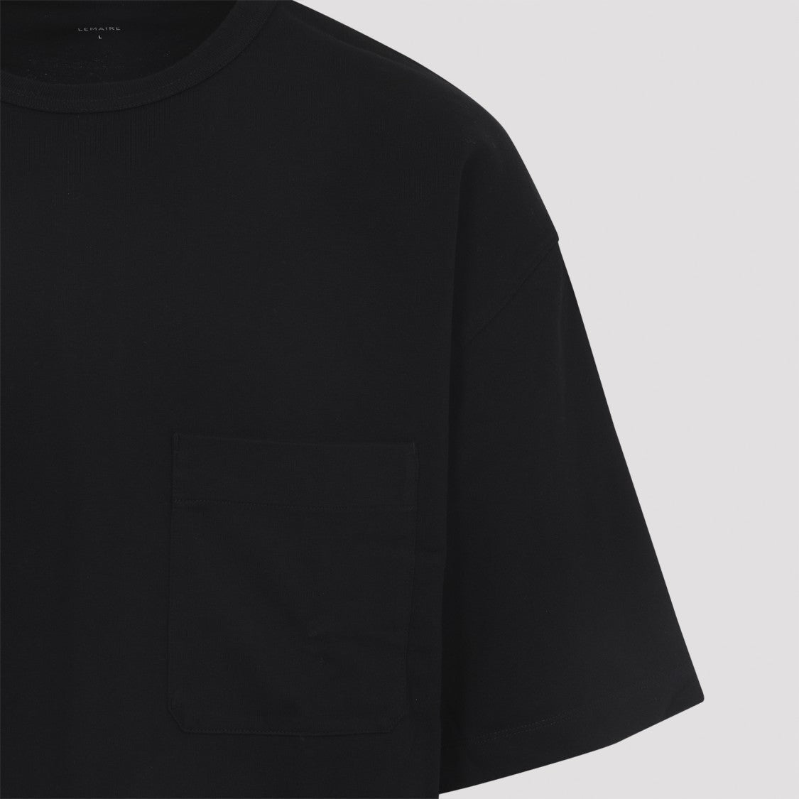 Lemaire Relaxed-Fit Black Cotton T-Shirt
