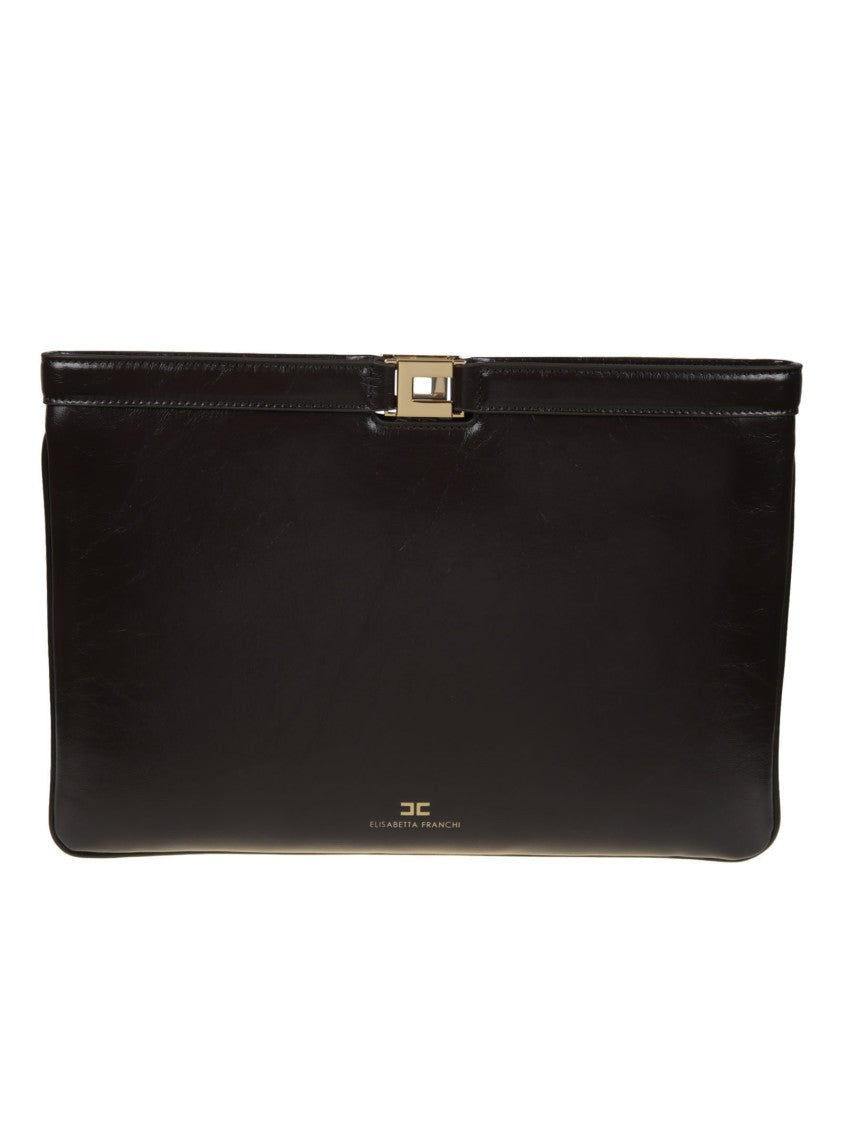 Elisabetta Franchi Polyester-Blend Pochette Clutch