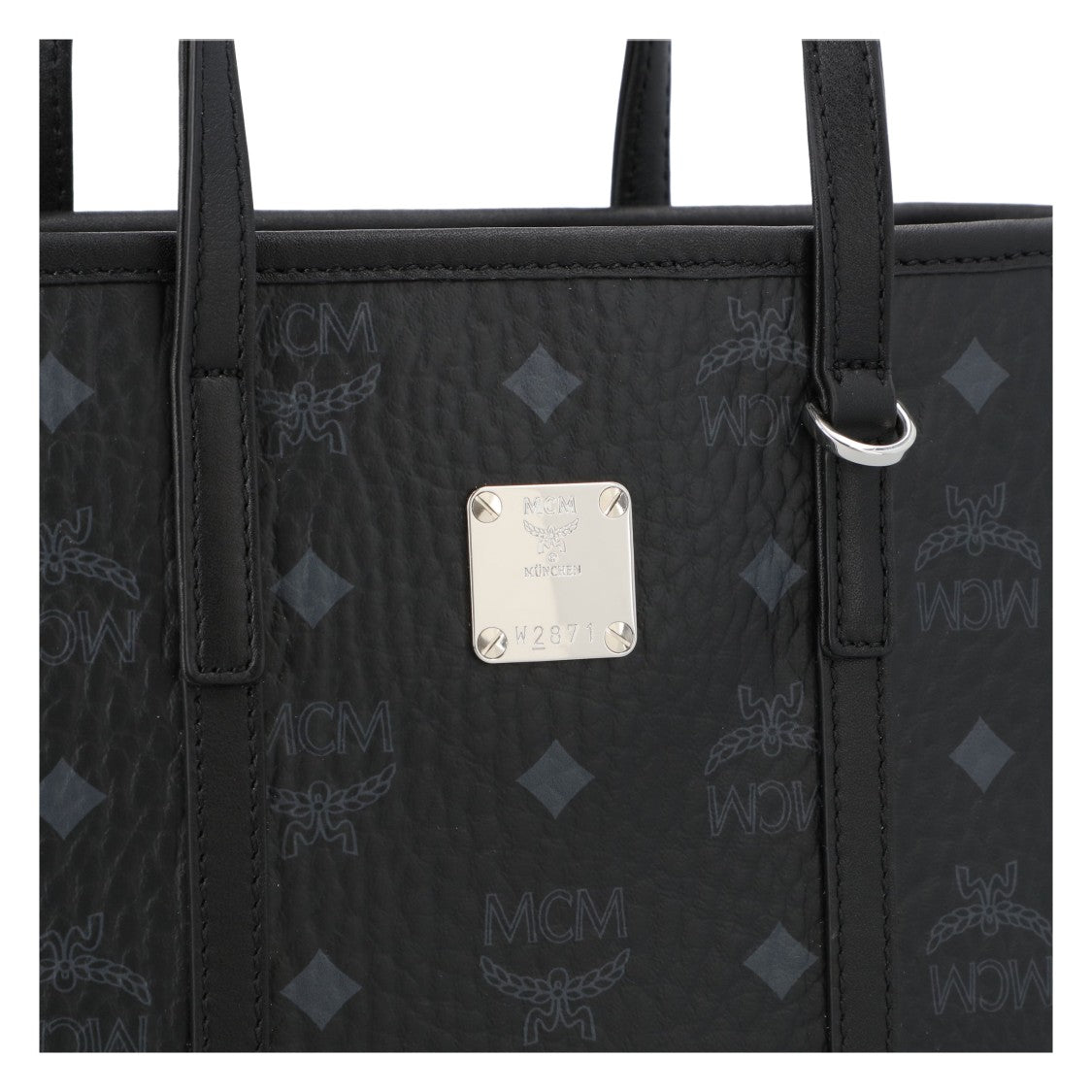 Mcm Toni Top-Zip Shopper In Visetos