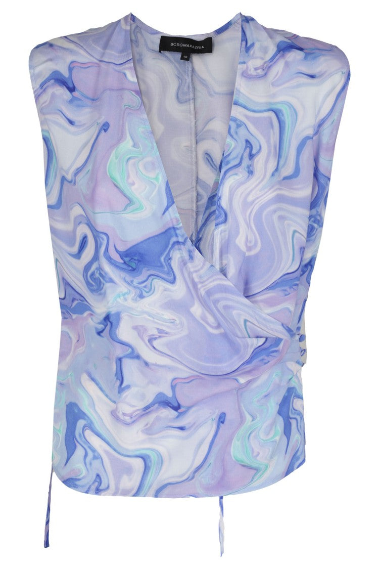 Bcbg Max Azria Multicolored Printed Shirt