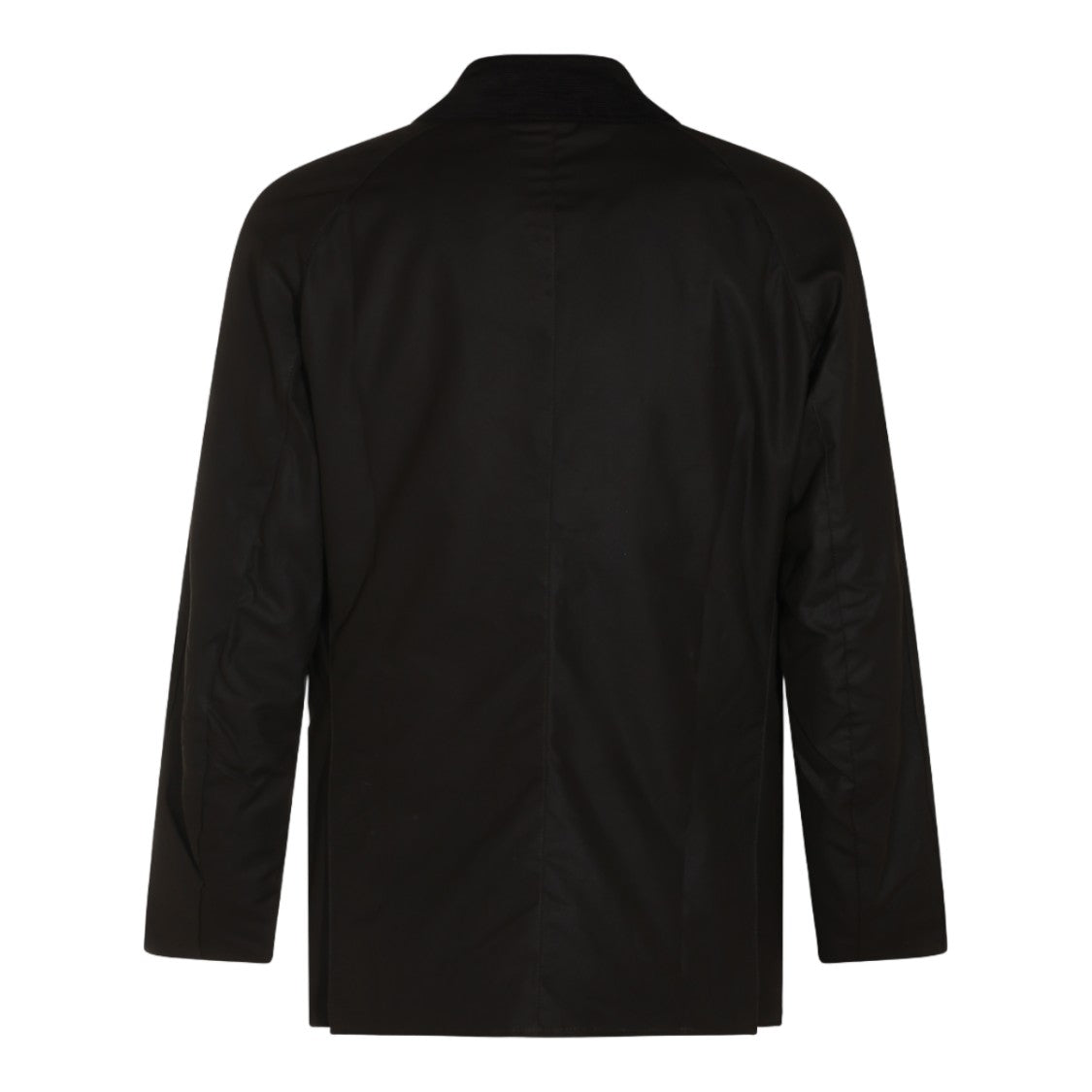 Barbour Straight Cut Jacket With Corduroy Collar