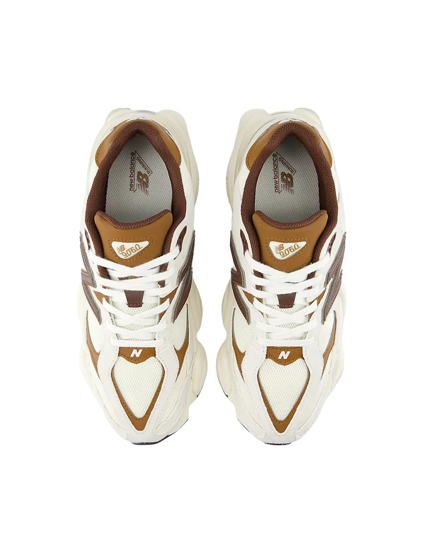 New Balance 9060 Boar Suede Mesh Chunky Sneakers