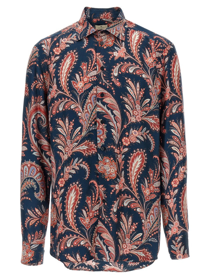 Etro Paisley Ramage Silk Shirt