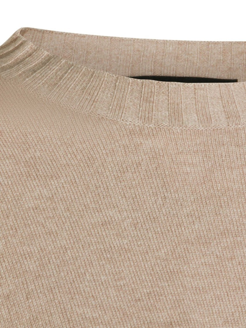 Fabiana Filippi Fine-Knit Ribbed Detailing Sweater