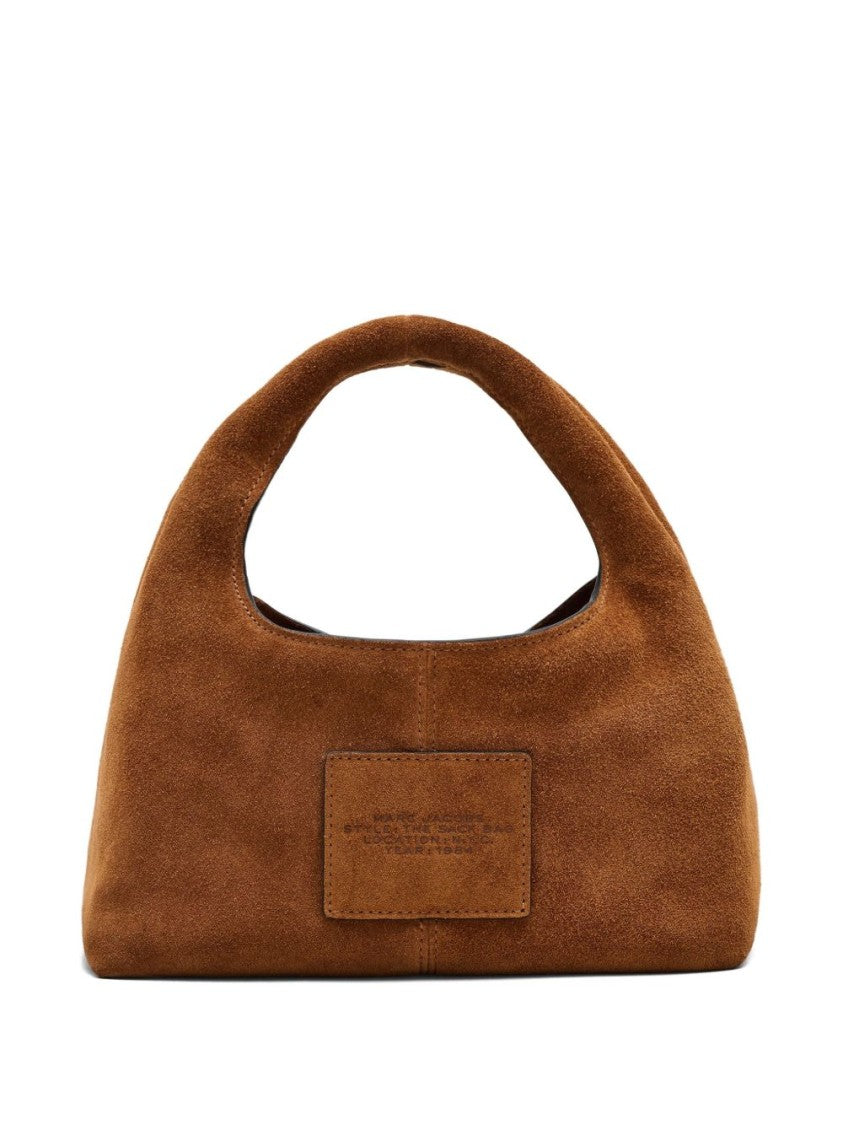 Marc Jacobs Compact Suede-Like Handbag With Embossed Detail