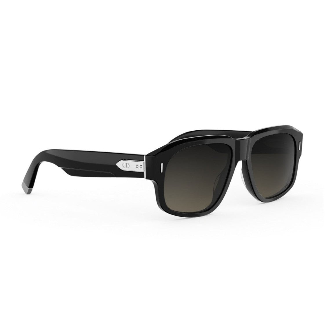 Dior Black Diortailoring Acetate Oversized Square Sunglasses