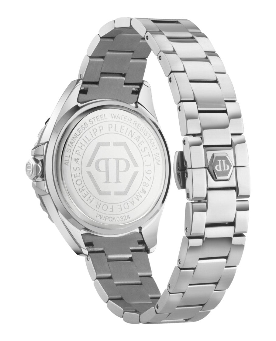 Philipp Plein Plein Heaven Bracelet Watch With Pink Guilloche Dial