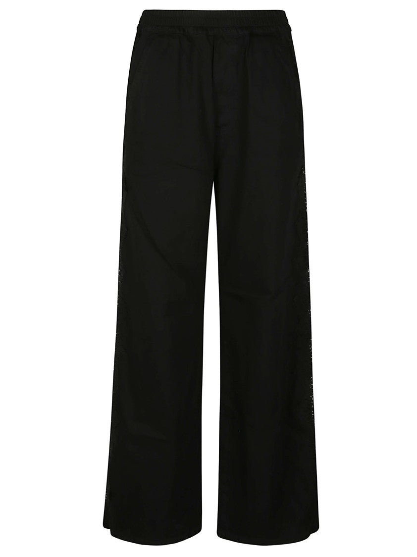 Pinko Palco High Waisted Wide Cotton Pants