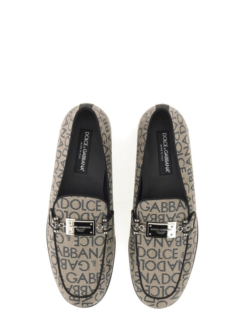 Dolce & Gabbana Jacquard Slipper
