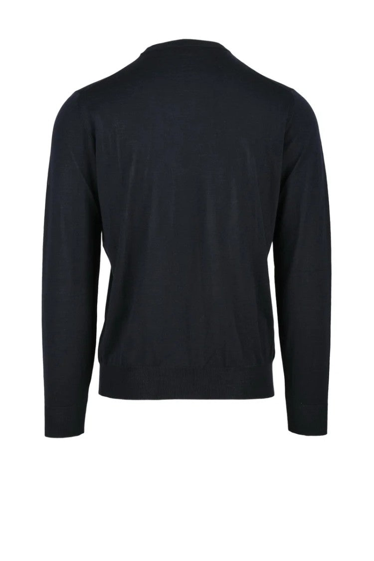 Filippo De Laurentiis Merino Wool Men's Crew Neck Sweater