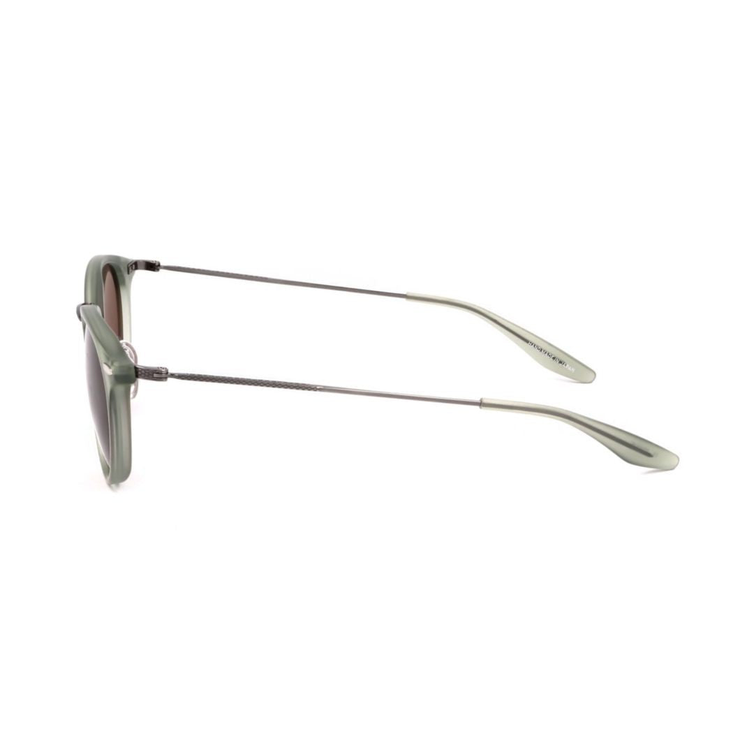 Barton Perreira Bp0009 481Fr Round Sunglasses With Translucent Green Frame