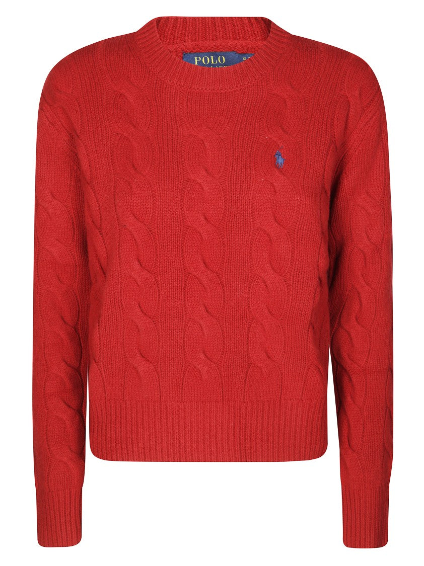 Polo Ralph Lauren Cable Knit Sweater With Crew Neckline