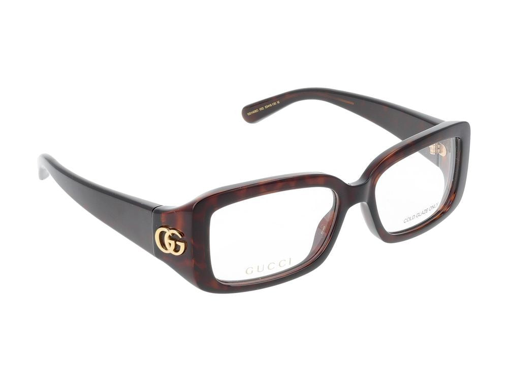 Gucci Eyeglasses Gg1406o 002 Havana Havana Transparent 53/16/130