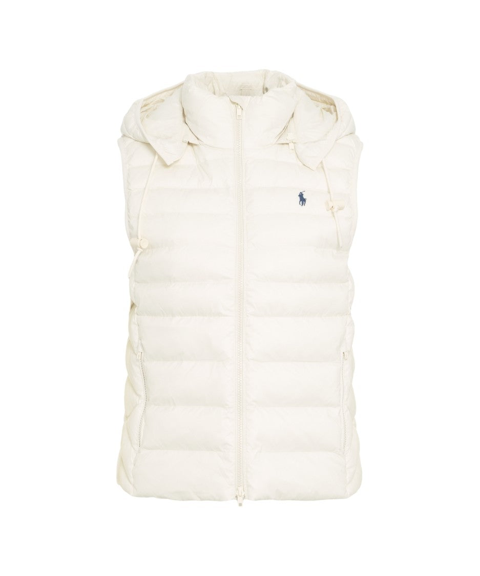 Polo Ralph Lauren Hooded Quilted Gilet With Double-Slider Zip