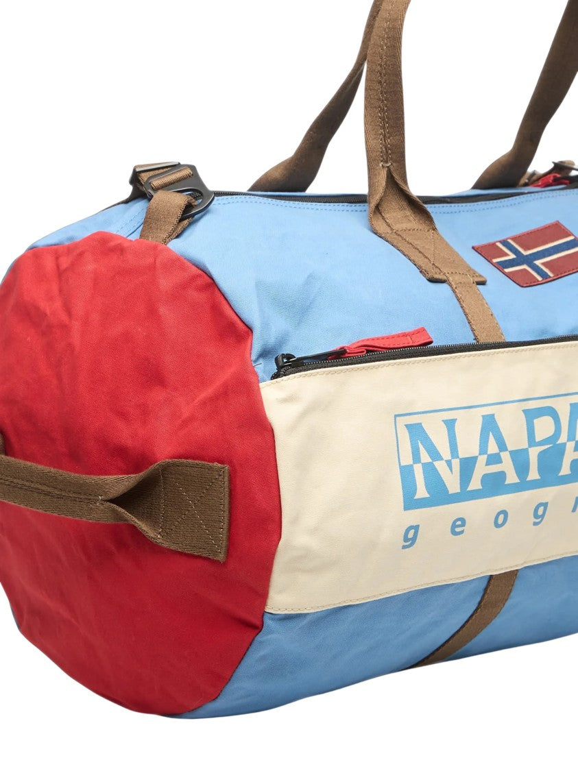Napapijri Color-Block Equator Cotton Duffle Bag