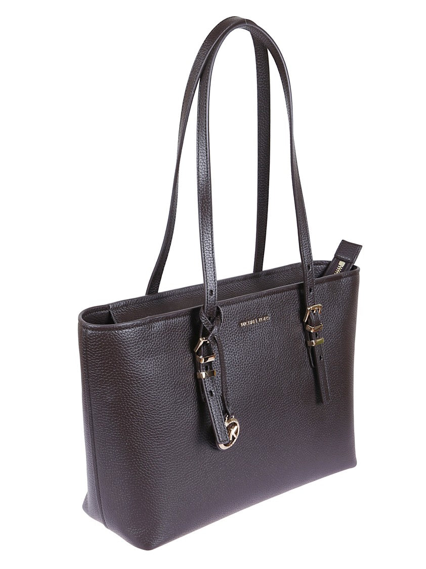 Michael Kors Hammered Leather Handbag With Double Handles