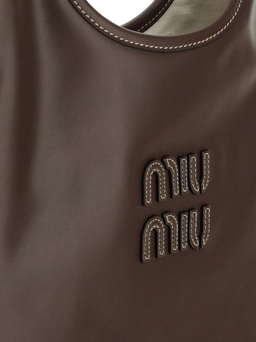 Miu Miu Brown Ivy Leather Bag