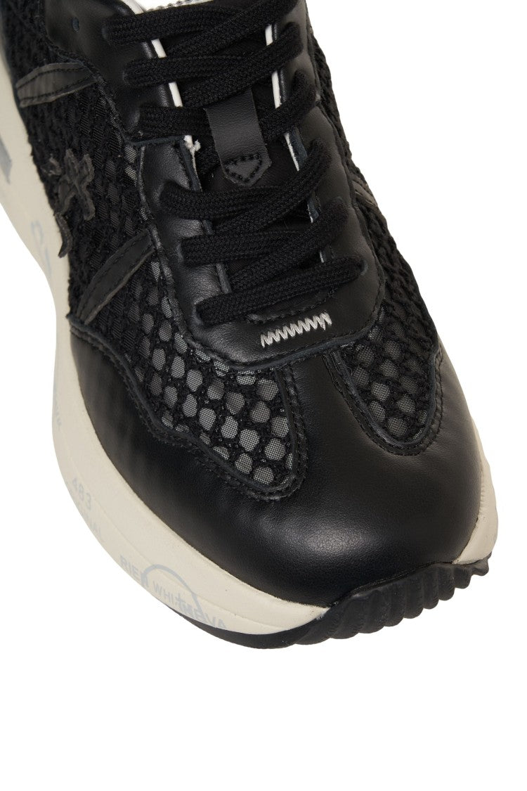 Premiata Black 'Cassie' Sneakers