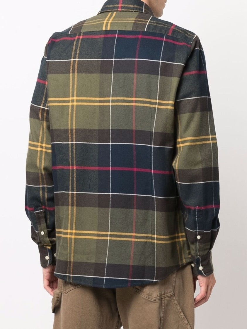 Barbour Tartan-Patterned Cotton Flannel Barbour Shirt
