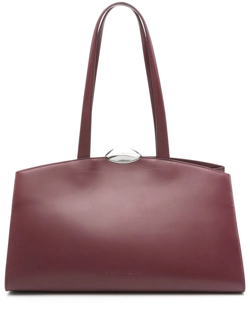 Benedetta Bruzziches Structured Handbag With Top Handle And Detachable Strap