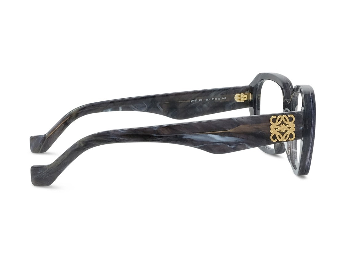 Loewe Marbled Lw50113i Oversized Square Acetate Eyeglasses
