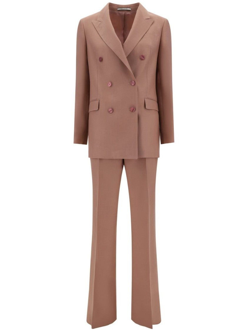Tagliatore Tailored Double-Breasted Jacket With Wide Lapels And Flap Pockets